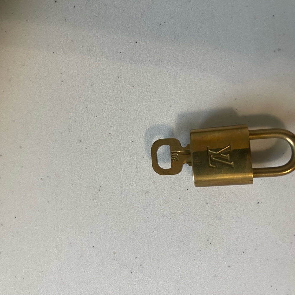 Louis Vuitton Brass Padlock with Key